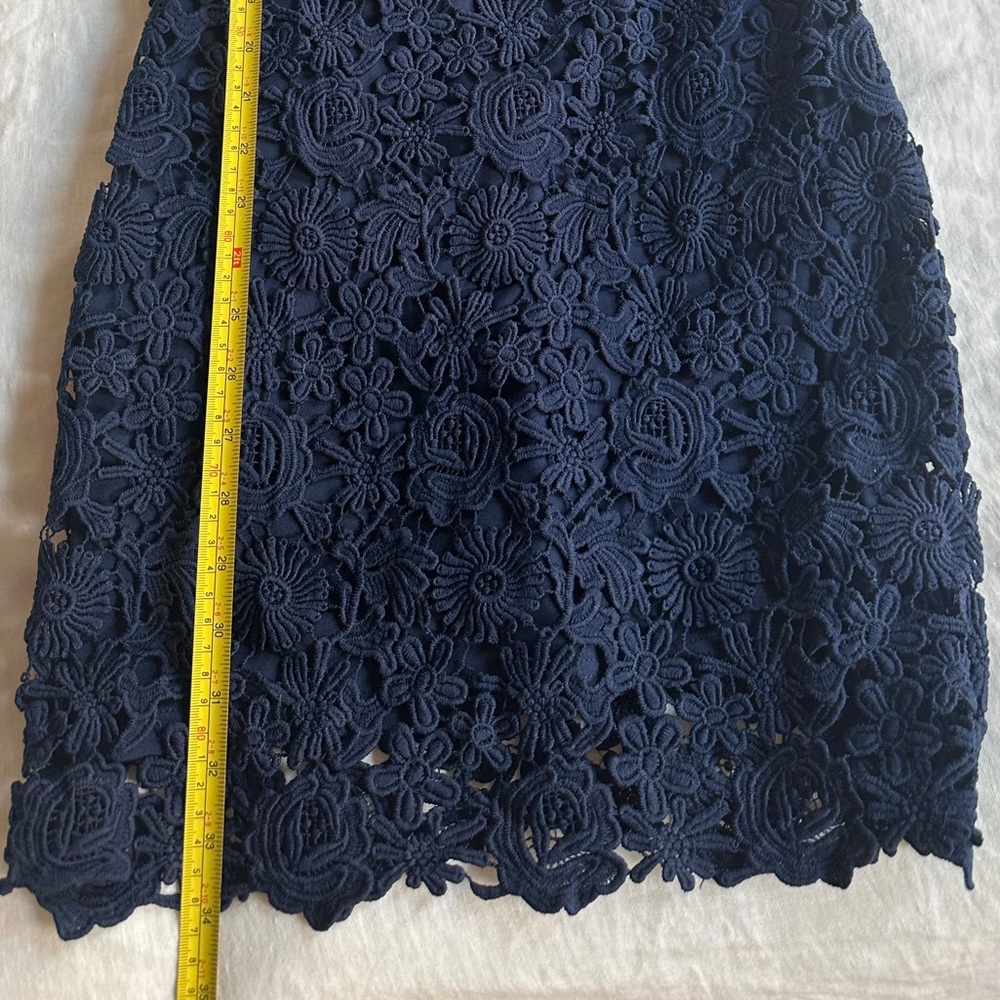 Lulu’s Love Poem Navy Blue Lace Mini Dress in Navy Valentine’s Day Dress - Picture 9 of 10